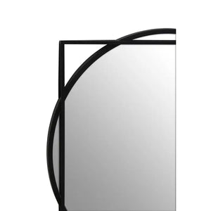 Matera Square Black Wall Mirror