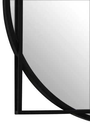 Matera Square Black Wall Mirror