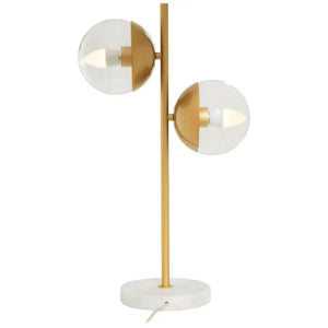 Revive Two Light Gold Finish Table Lamp