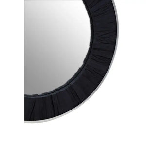 Kerala Black Round Mirror