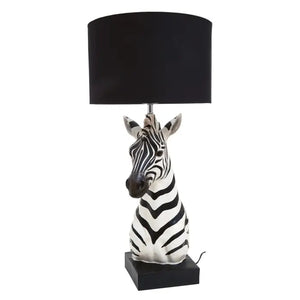 Boho Zebra Table Lamp