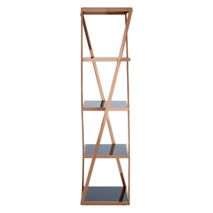 Ackley 5 Tier Rose Gold Shelf Unit