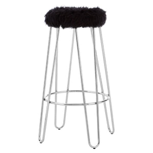 District Black Bar Stool