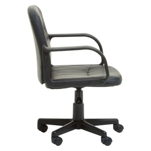 Black PU Home Office Chair