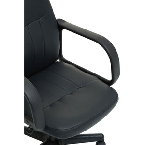 Black PU Home Office Chair