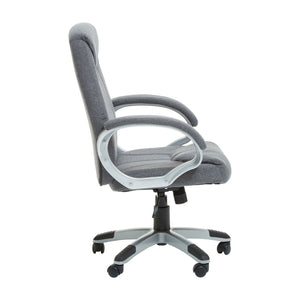 Grey Home Office Chair with Grey Arms