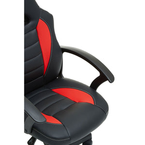 Black And Blue, Red Pu Home Office Chair