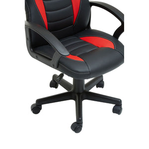 Black And Blue, Red Pu Home Office Chair