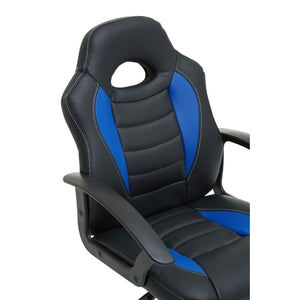 Black And Blue, Red Pu Home Office Chair