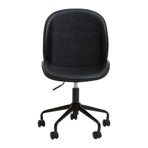 Clinton Black Leather Chair