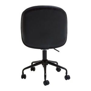 Clinton Black Leather Chair