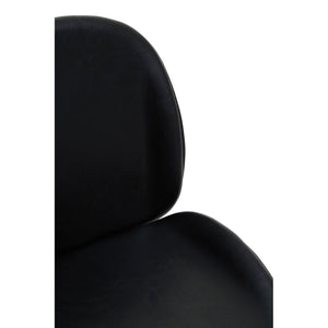 Clinton Black Leather Chair