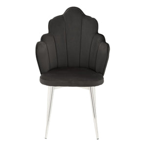 Tian Black, Grey, Mink Velvet Dining Chair