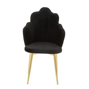 Tian Pink, Mink, Grey, Black Velvet Dining Chair