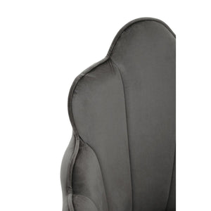 Tian Black, Grey, Mink Velvet Dining Chair