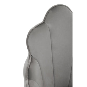 Tian Pink, Mink, Grey, Black Velvet Dining Chair