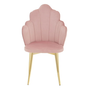 Tian Pink, Mink, Grey, Black Velvet Dining Chair