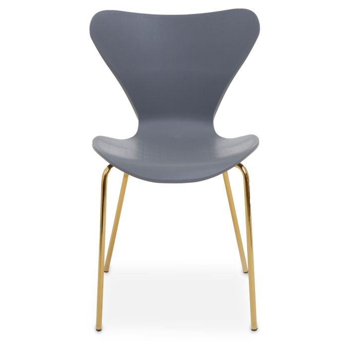 Laila Dining Chair With Grey, Black, White Seat