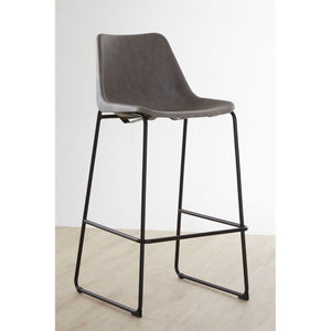 Dalston Ash Bar Stool With Angled Legs