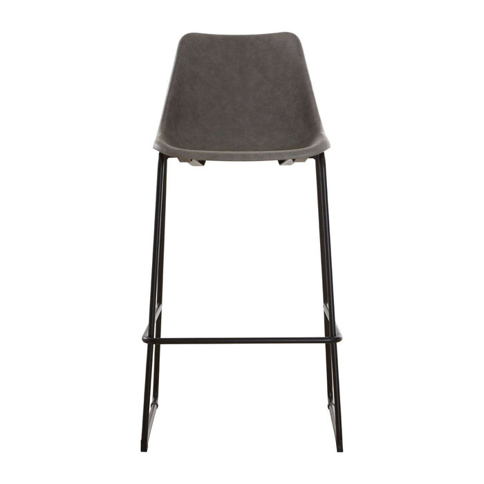 Dalston Ash Bar Stool With Angled Legs