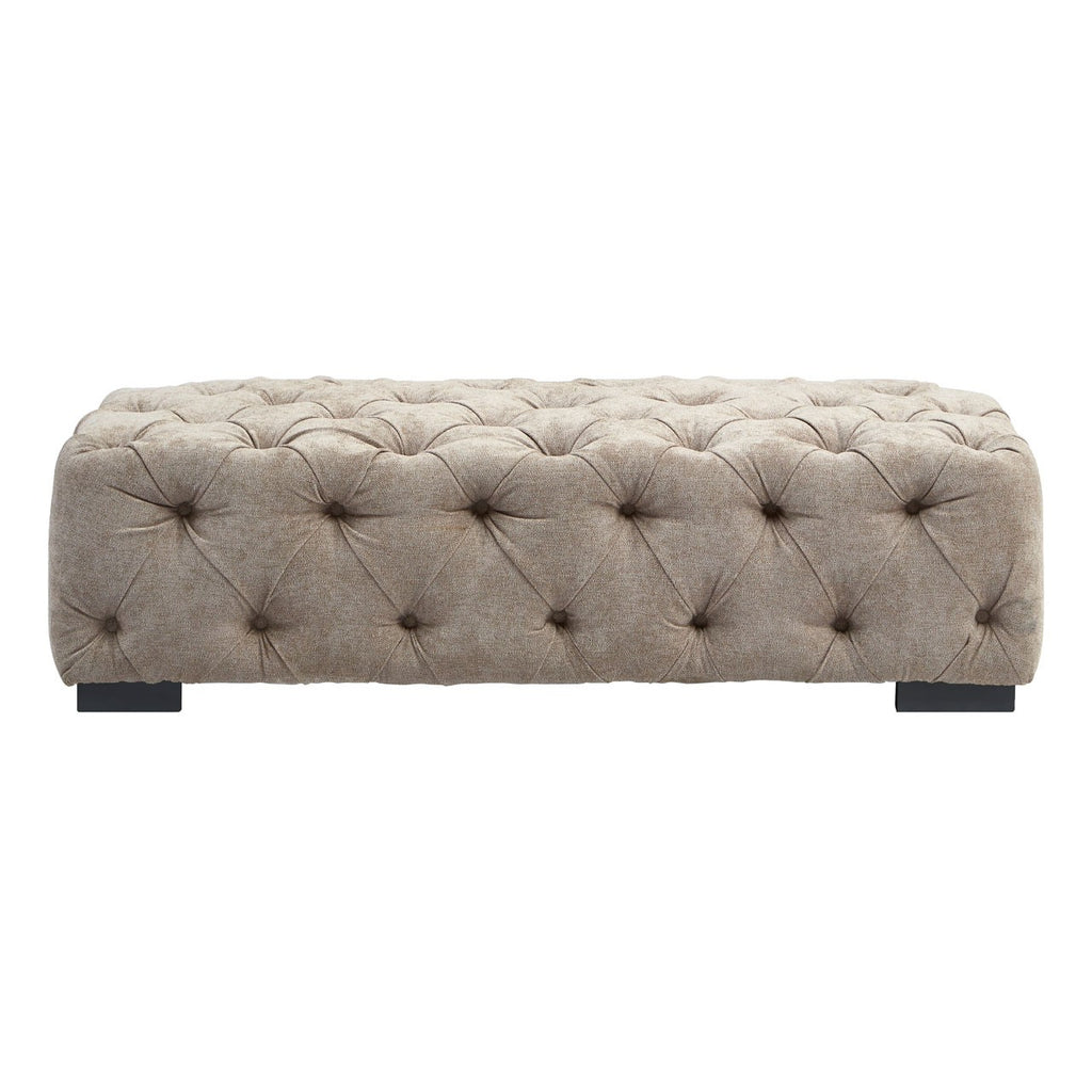 Fenton Natural Fabric Footstool