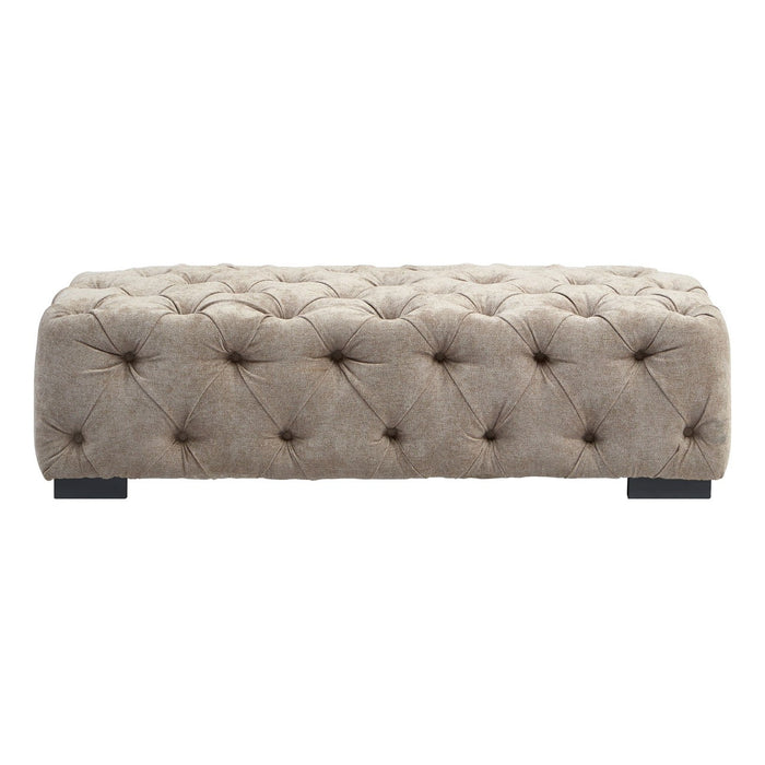 Fenton Natural Fabric Footstool