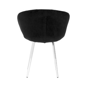 Vogue Black Velvet Dining Chair