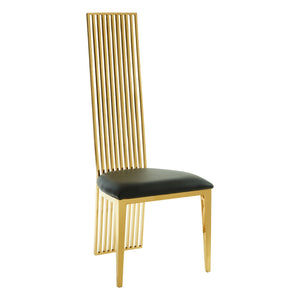 Eliza Gold Finish Dining Chair