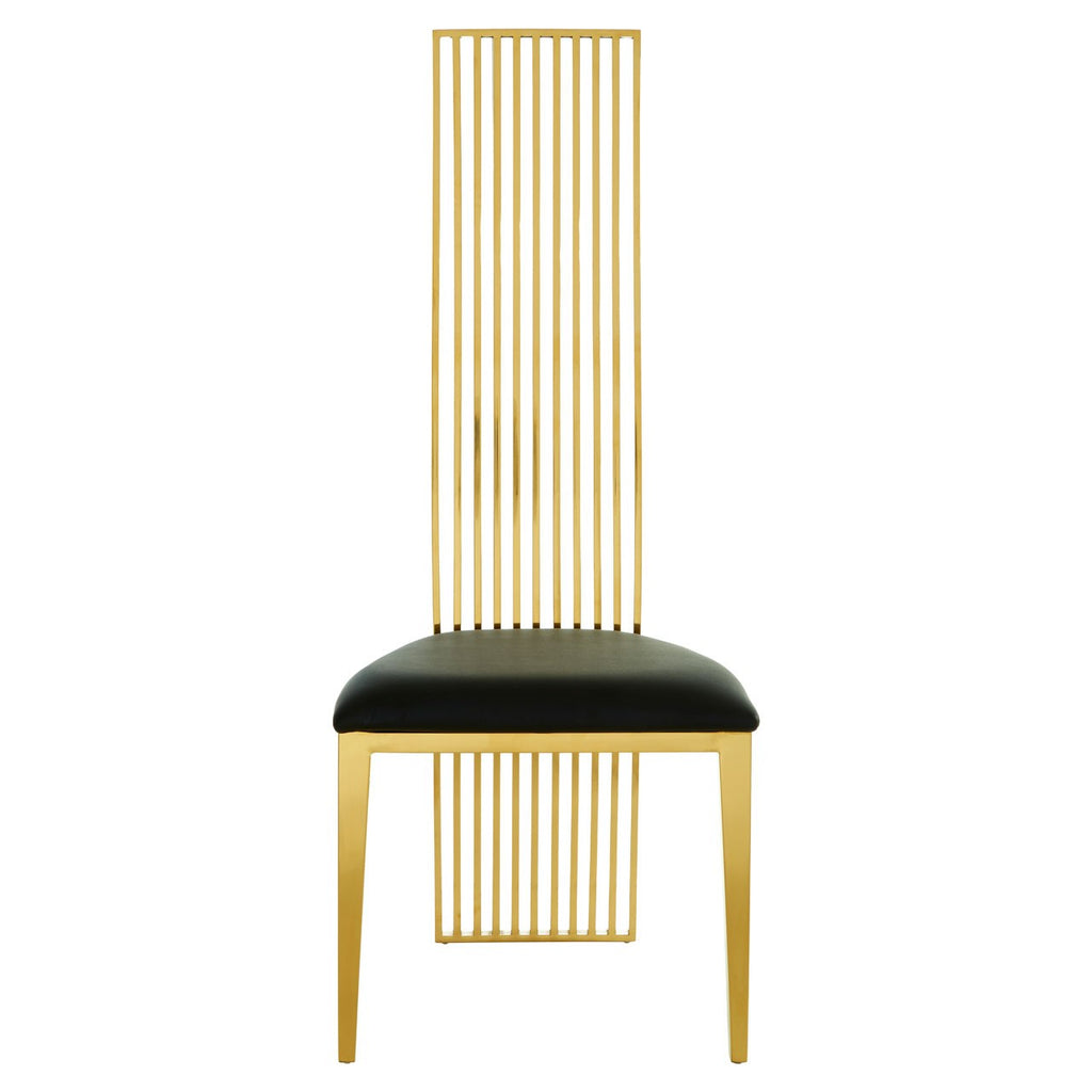 Eliza Gold Finish Dining Chair