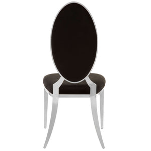 Eliza Black Velvet Dining Chair