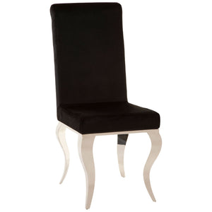 Eliza Dining Chair With Silver Frame