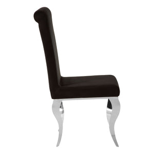 Eliza Dining Chair With Silver Frame