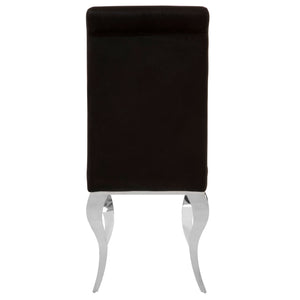 Eliza Dining Chair With Silver Frame