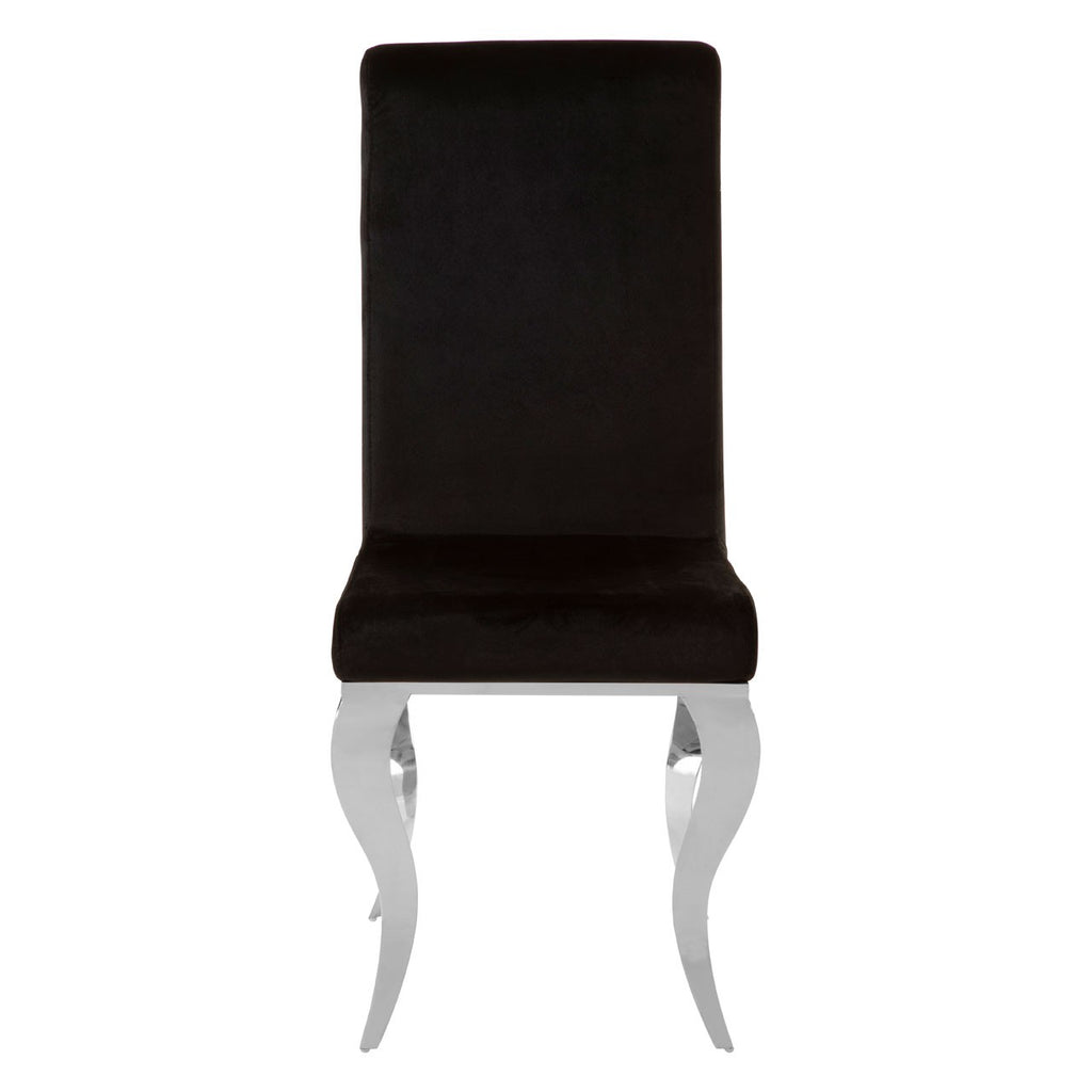 Eliza Dining Chair With Silver Frame