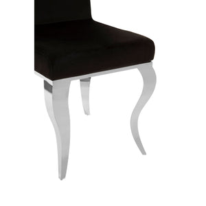 Eliza Dining Chair With Silver Frame