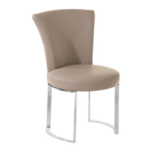 Eliza Grey Faux Leather Dining Chair