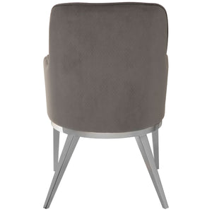 Eliza Soft Grey Velvet Dining Chair