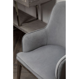 Eliza Soft Grey Velvet Dining Chair