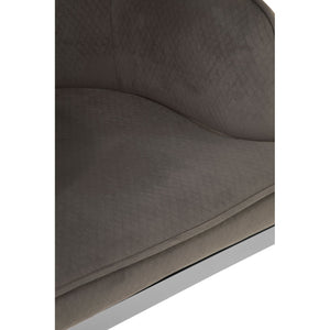 Eliza Soft Grey Velvet Dining Chair