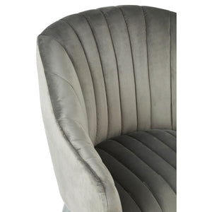 Louxor Mustard, Grey Fabric Armchairs