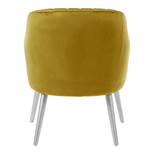 Louxor Mustard, Grey Fabric Armchairs