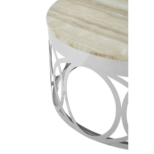 Yasmin White Marble Coffee Table