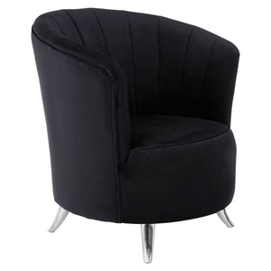 Maci Blue, Black Tub Chairs