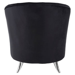 Maci Blue, Black Tub Chairs