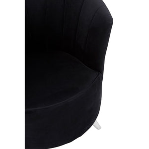 Maci Blue, Black Tub Chairs