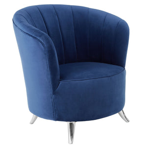 Maci Blue, Black Tub Chairs