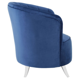 Maci Blue, Black Tub Chairs