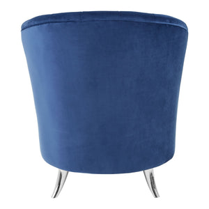 Maci Blue, Black Tub Chairs