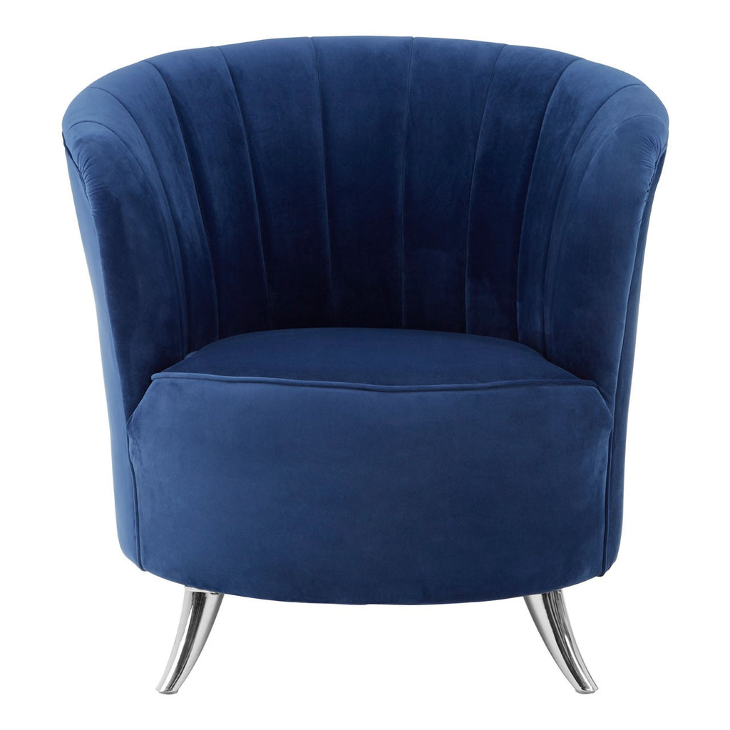 Maci Blue, Black Tub Chairs