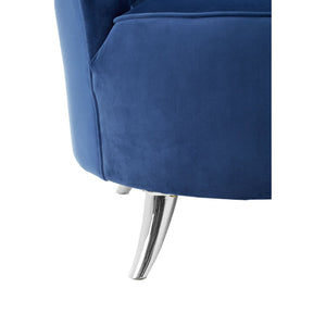 Maci Blue, Black Tub Chairs